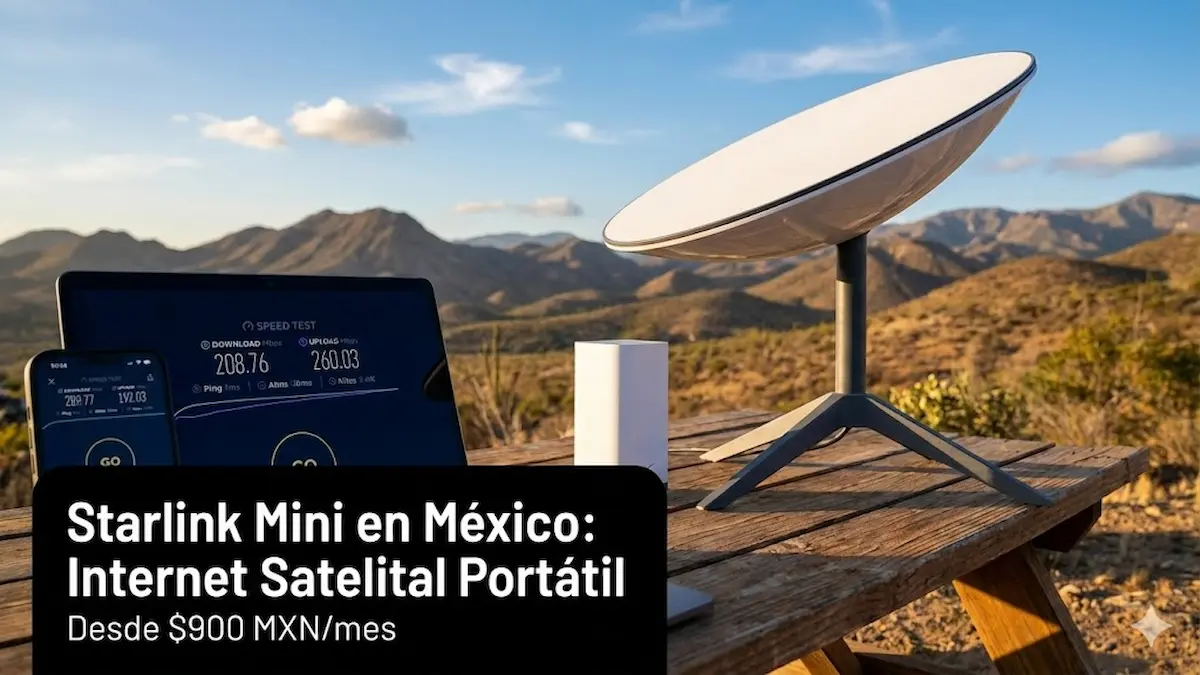 Starlink Mini en México: Internet de alta velocidad 2026