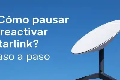 Cómo pausar y reactivar Starlink
