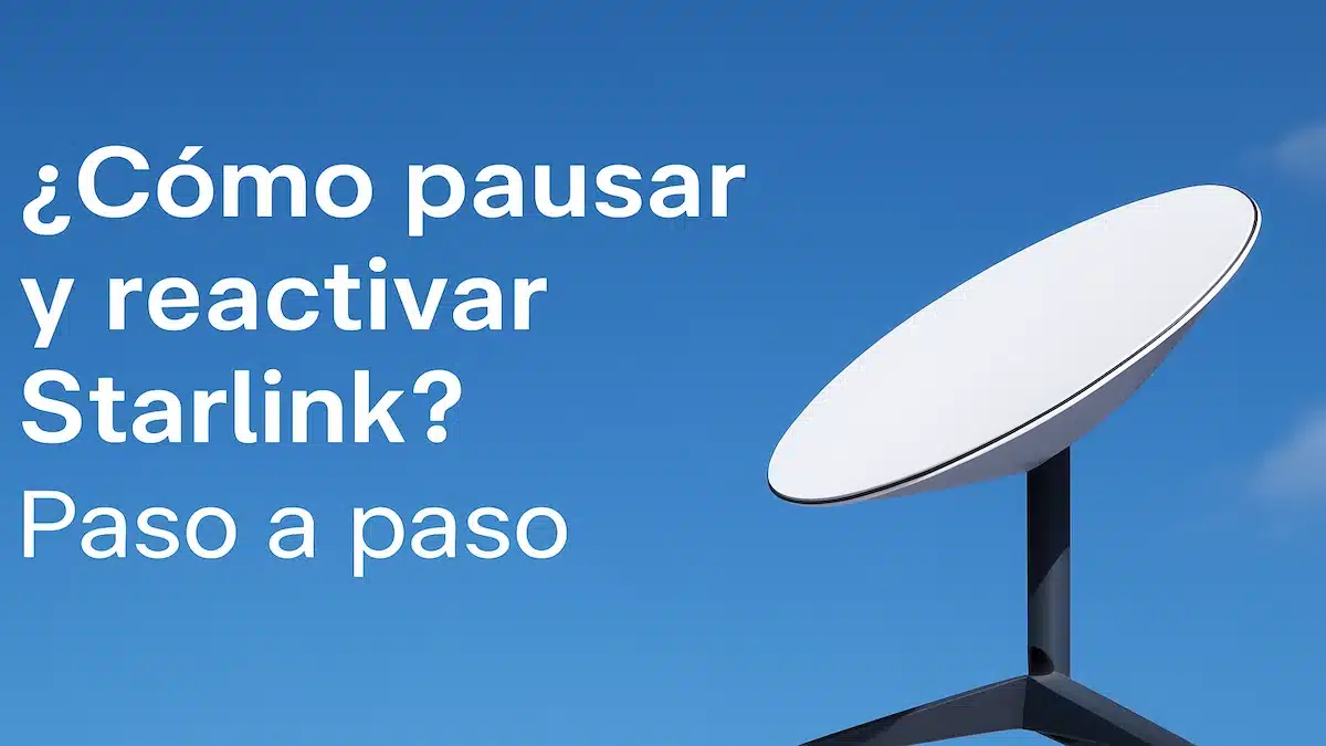 Cómo pausar y reactivar Starlink