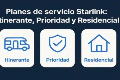 Planes de Starlink: Itinerante, Prioridad y Residencial