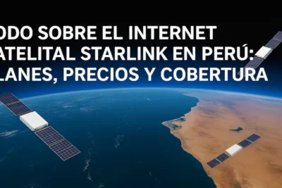 internet satelital Starlink en Perú