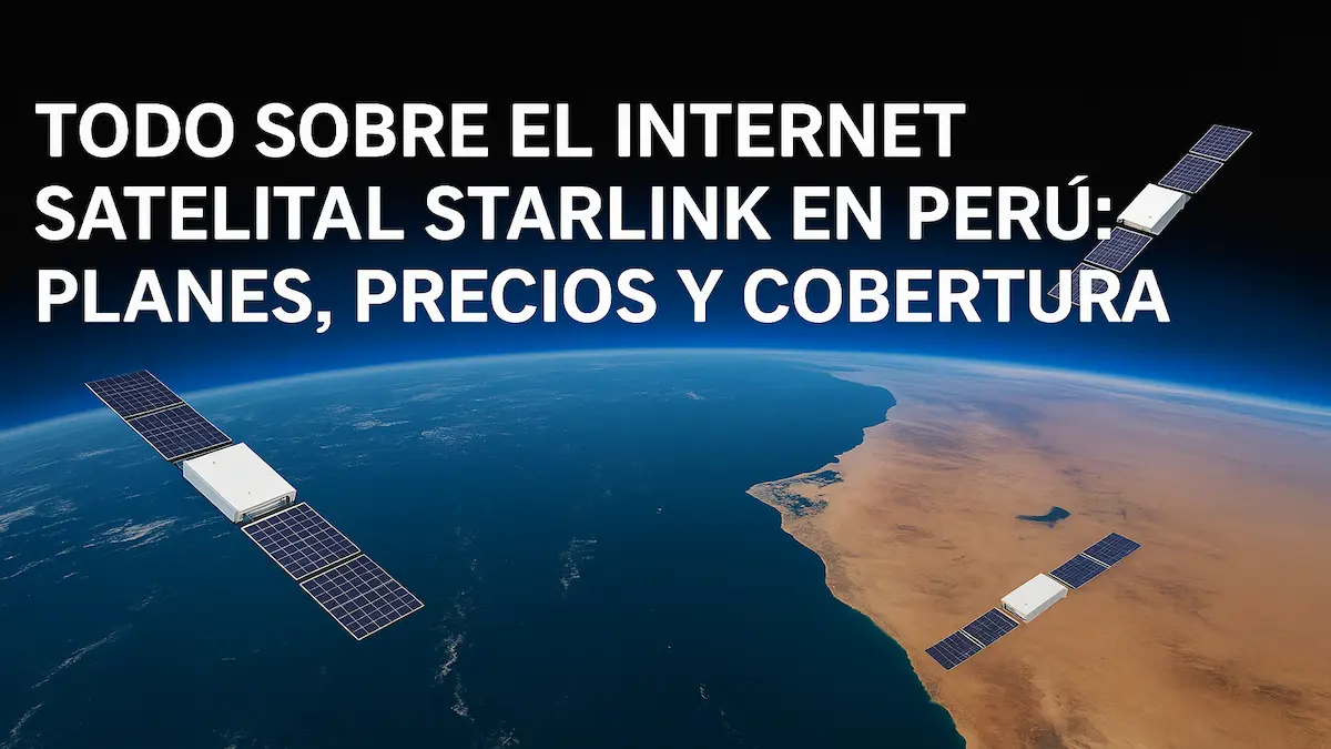 internet satelital Starlink en Perú