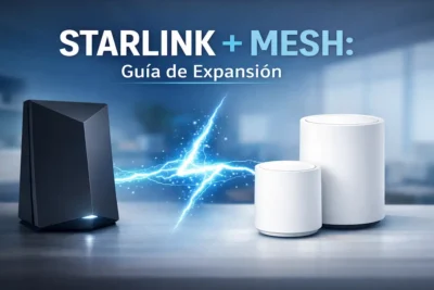 Cómo ampliar la señal de Starlink con router externo Mesh