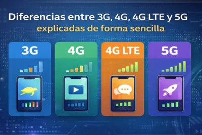 Diferencias entre 3G, 4G, 4G LTE y 5G