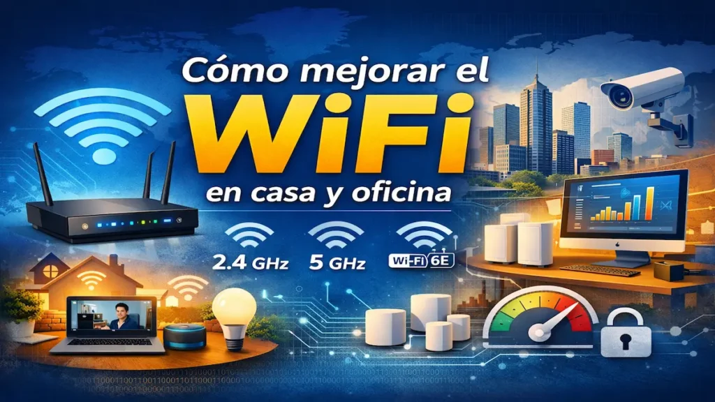 Cómo mejorar el WiFi en casa y oficina