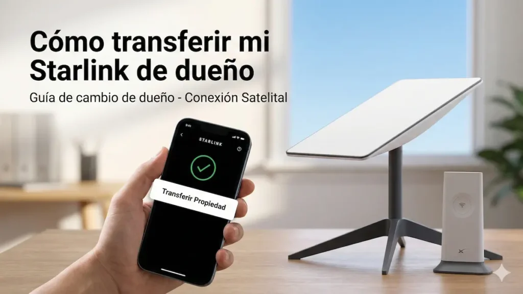 Cómo transferir mi Starlink de dueño