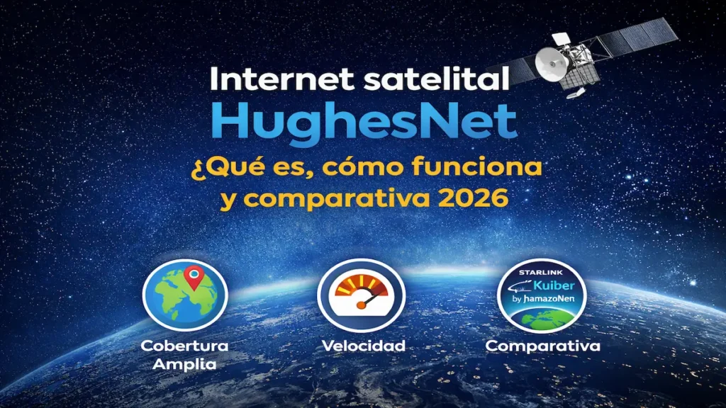 Internet satelital HughesNet