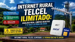 Internet rural Telcel ilimitado