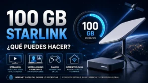 Qué puedes hacer con 100 GB Starlink