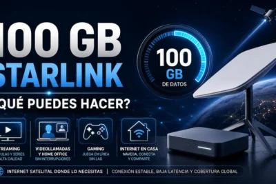 Qué puedes hacer con 100 GB Starlink