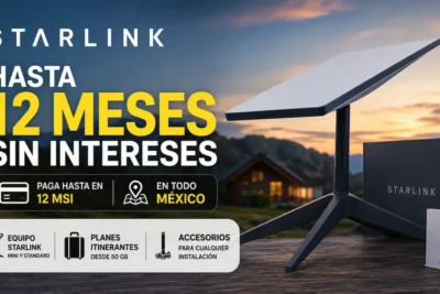 Starlink ofrece hasta 12 meses sin intereses